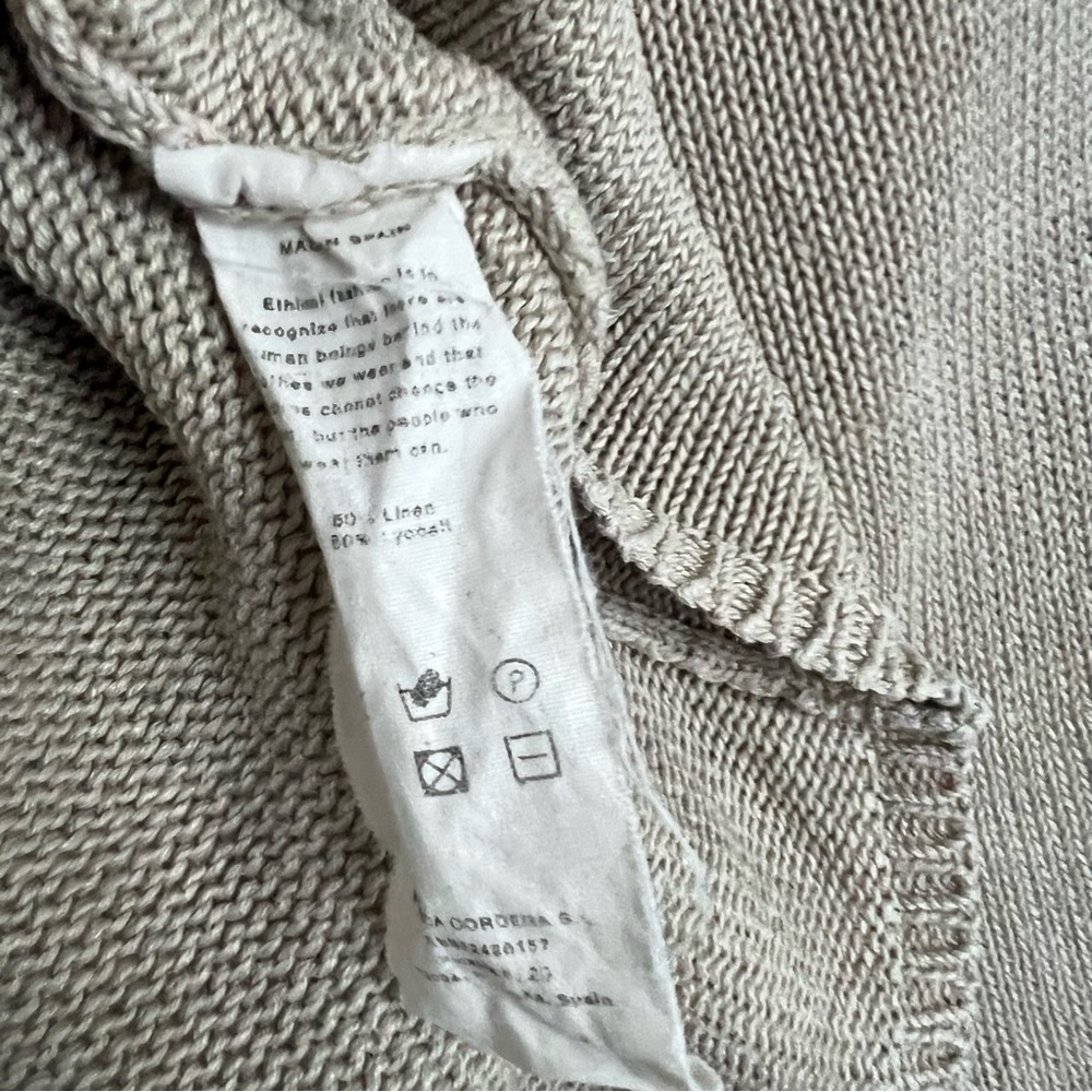 Cordera Linen Polo - Toasted - Picture 7 of 7